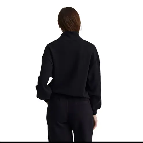Varley Davidson Womens Half Zip Sweatshirt black size medium