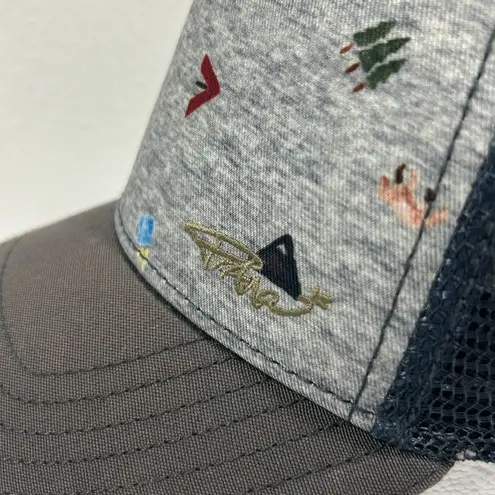 prAna La Viva Trucker, Granite Vibes, One Size, U5VIVA115 Cap Hat Adjustable