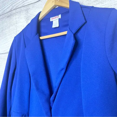 Madrag Royal Blue Cropped BlazerJacket Size Large
