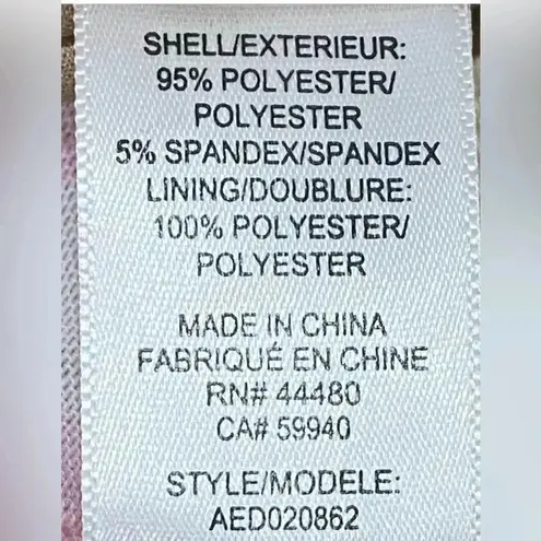 NWT AFRM LOS ANGELES Blush Pink Wave Dress Women’s Mini Sleeveless Sundress