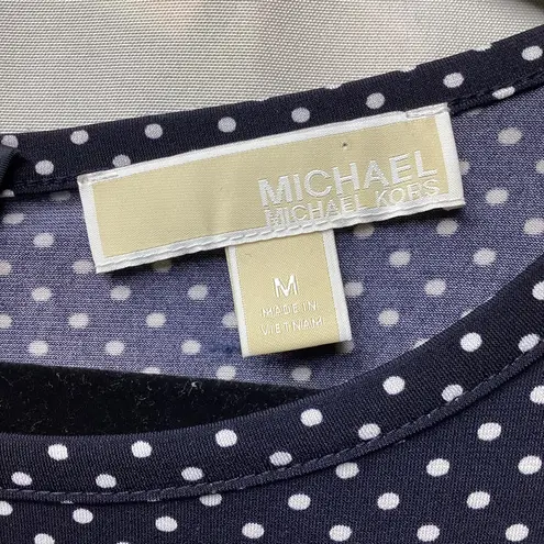 Michael Kors dress. Black with small polka dots. Size Medium