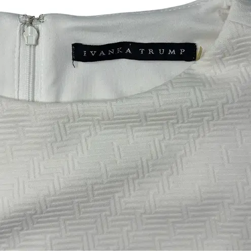 Ivanka Trump Sleeveless White Sheath Dress – Elegant & Chic