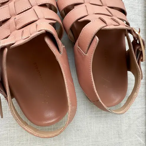 Anthropologie SA by  Fisheman‎ Sandals Buckle Straps Pink Shoes Size US 7 Womens - Image 10