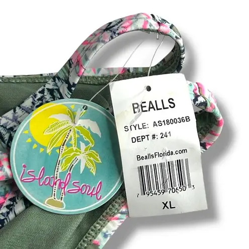 Island Soul NWT Hipster Floral Bikini Bottoms Extra Large