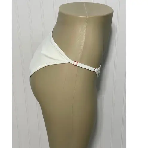 Solid & Striped The Lulu Bikini Bottom Swim Adjustable Sides Cream Medium