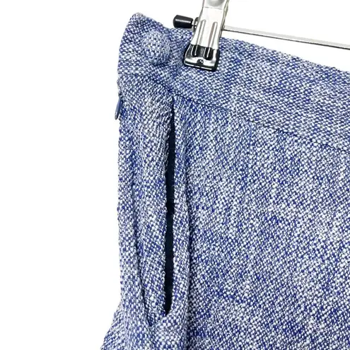 Rachel Comey Double Side Zip Double Button High Waisted Blue Knit Pants Size XS