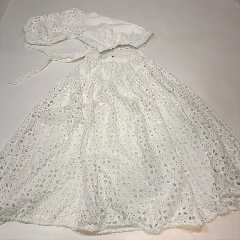 Poupette St Barth Chantal Dress Size Medium White