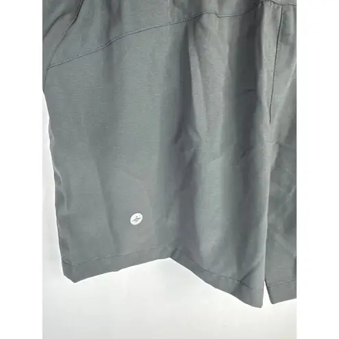 Halara Mid Rise Elastic Waistband Drawstring Ruched Side Pocket Casual Shorts 3"