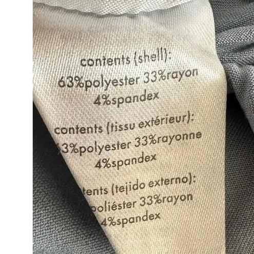 We Wore What New Women's Blue Storm Relaxed Wide Leg Suiting Twill Trouser Pants 2