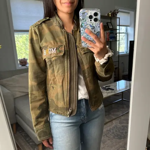 Zadig & Voltaire Kavys Camo Embroidered Utility Jacket