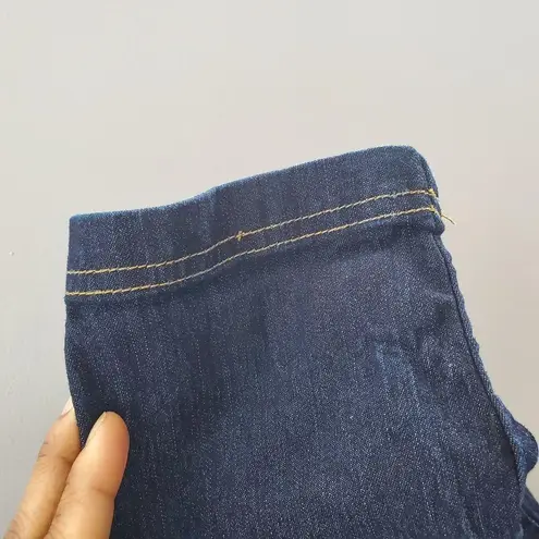 Ashley Stewart Dark Blue Zip Up Jean Jacket Size 14W