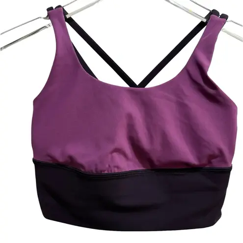 Lululemon  Longline Energy Bra Purple Fuchsia Size 4