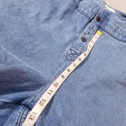 Something Navy Cotton Blend Denim Boilersuit Overall Jeans with Pockets