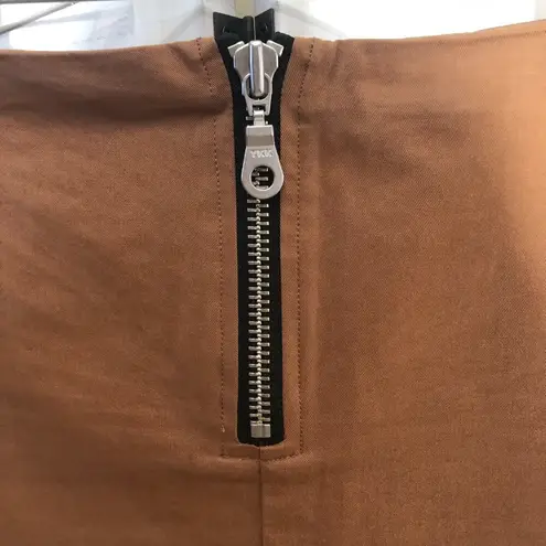 The Ragged Priest Brown Mini Skirt Cut Out Sides 8