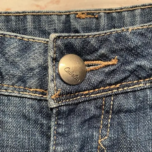 Cabela's Jean shorts 8 pockets blue denim zip fly