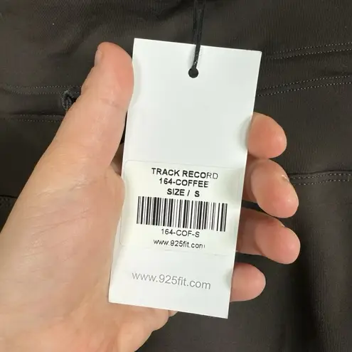 NWT 925 Fit Women’s Track Record Pants in Coffee Brown Size S