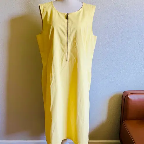 Lafayette 148 Audren Shift Dress In Sunglow Sz XL Brand New