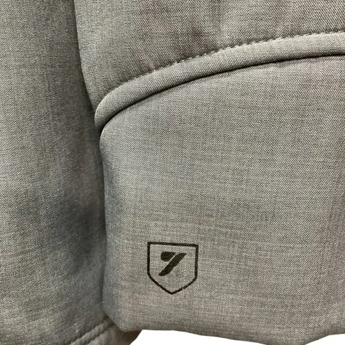 Zusa Women's Full Zip Hooded Ski Jacket Size M Gray Waterproof Travel Outdoor Size M