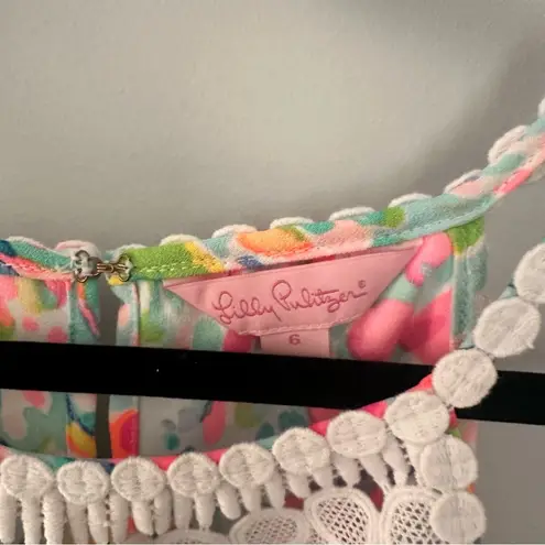 Lilly Pulitzer  Catch The Wave Pearl Soft Shift Dress - Size 6 thumbnail 6