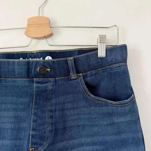 Betabrand Straight Leg Denim Jeans Size L Petite