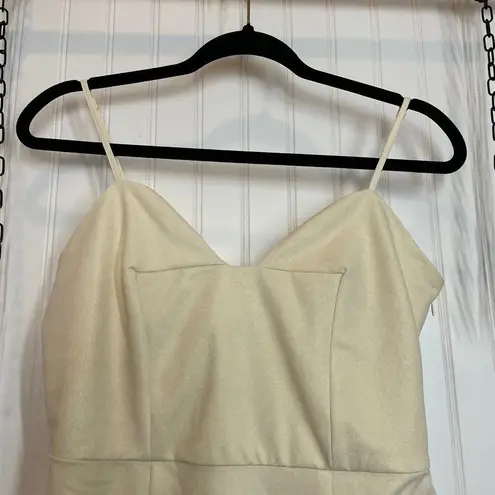 Nsr NWT Women’s White Bodycon Mini Dress Size S