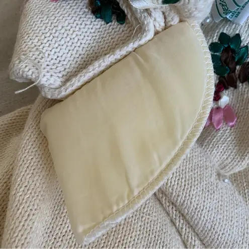 Vintage Collectible Shenanigans Knit Sweater With Ribbon Accents Size Medium