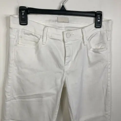 MOTHER Denim MOTHER Jeans The Runaway Cropped in Sleeping Beauty White Women's Size 27