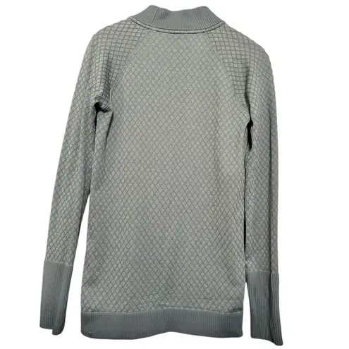 Lululemon  Women’s Size 8 Slate Blue Gray Rest Less Half Zip Pullover Top - Image 5
