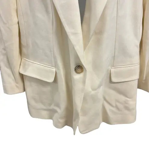 VTG August Max Woman Beige Blazer Womens 20 W Button Front Career Jacket* Tan Size 20W