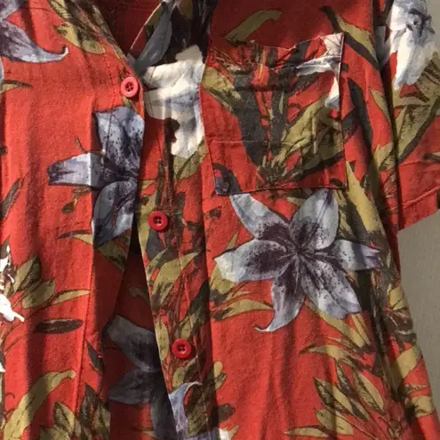 RVCA Ruca floral shirt Small