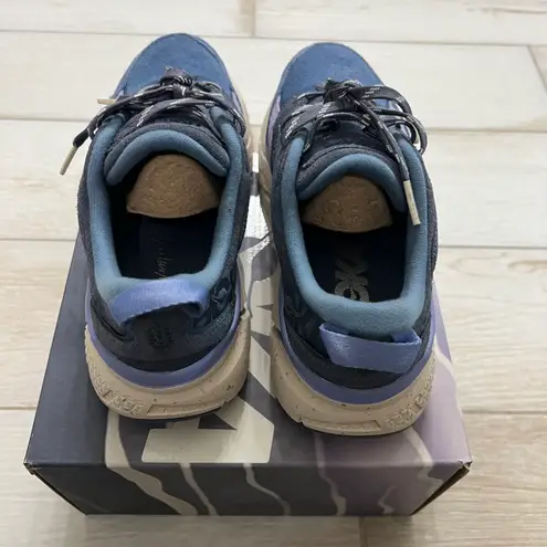 Hoka X FP Movement Clifton L Suede Sneakers Women’s Size 5.5 Ocean Blue Purple