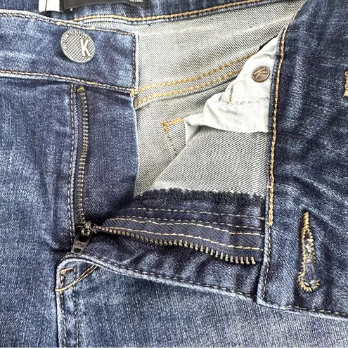 Kut From The Kloth Kut From The Cloth Gidget Shorts Womens 8 Blue Jean Denim Fray Hem Stretch - Image 5