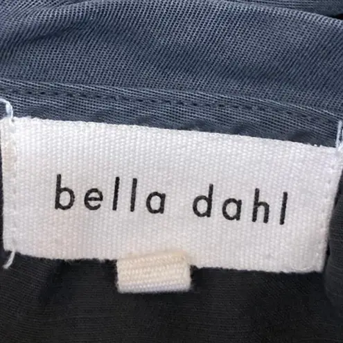 Bella Dahl Women's Black Short Sleeve Loose Basic V Neck T Shirt Tee Top Size S