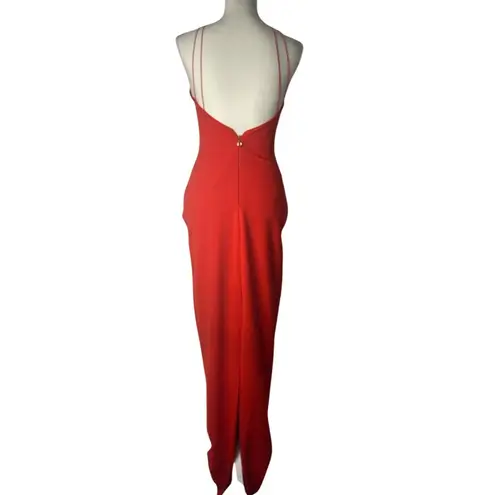 Nookie Trinity Gown in Cherry Medium New Womens Long Maxi Dress