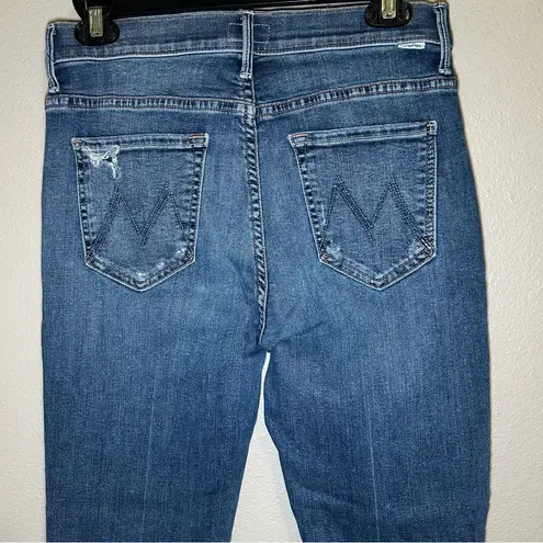 Mother The Insider Crop Step Chew Dancing On Coals Jeans women’s size 29 Blue