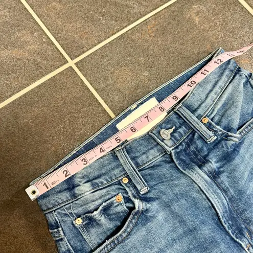 MOTHER Superior Denim High Waisted Rider Ankle Jeans Far Beyond The Sky Blue 25 - Image 13