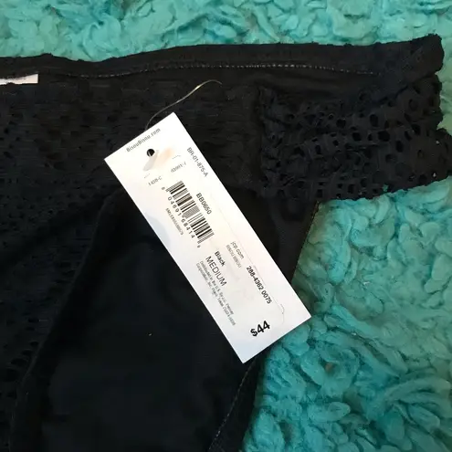 Bisou Bisou NWT Black patterned swimsuit bottom
