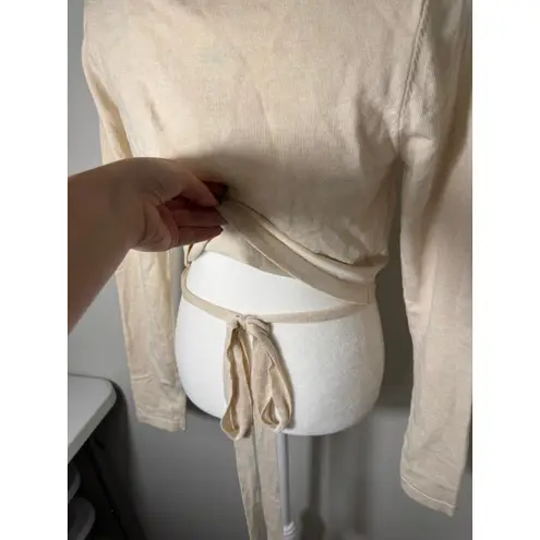 Windsor NWT  Ballet Core Style Wrap Crop Cardigan‎ Size M - Image 5