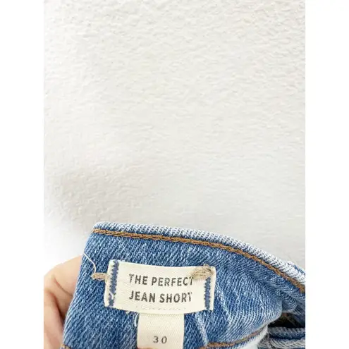 Madewell  The Perfect Vintage Jean Short Size 30 Swanset Wash High Rise