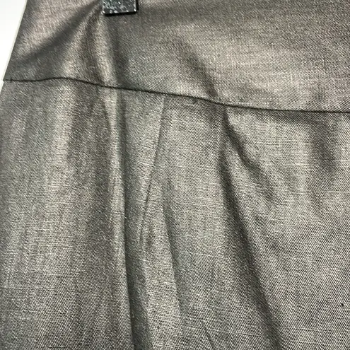 Anne Klein NWT  black 100% linen pencil skirt size 4.