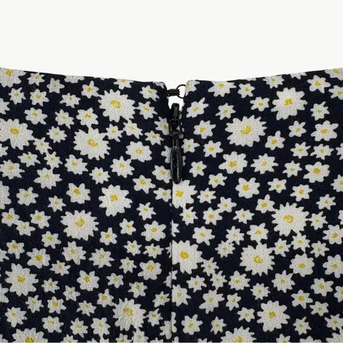 Sézane Pacome Floral Wrap Mini Skirt | Sz 36 (US 4) | Navy Blue Mini Daisy Print
