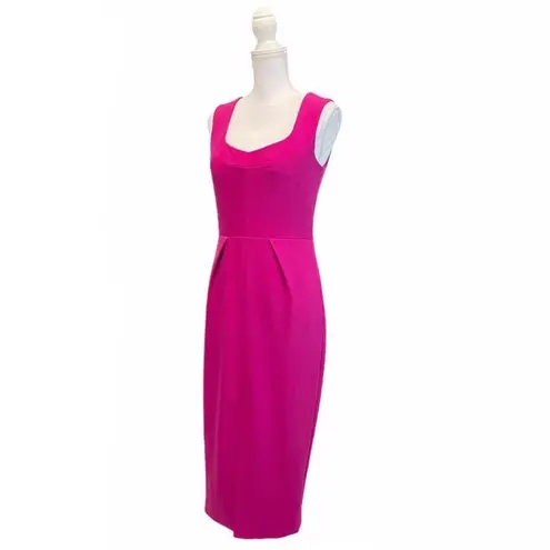 Elliatt  City Square Neckline Midi Length Dress Casual Party Sophisticated Pink