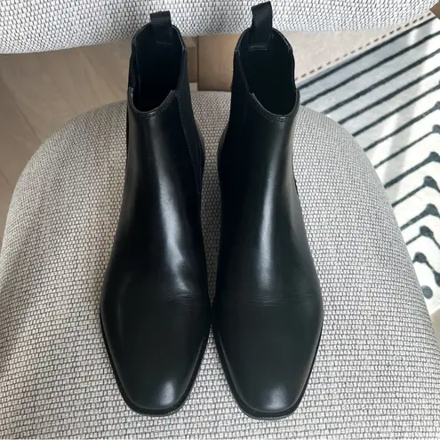 Coach  Dalton Chelsea Leather Boots - Black