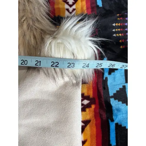 Back in the Saddle Faux Fur/Suede Sherpa Lined Vest Open Front Pockets Sz 1X Brown