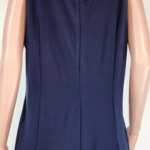 Joan Rivers  Luxe Blue Dress Feminine Sleeveless Multi Function Dress Sz 9