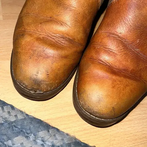 Glastonbury Travelers Authentic 1970s 100% Sheepskin Winter Leather Boots Tan Size 6.5