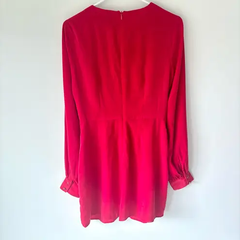 House of Harlow 1960 x Revolve Lotta Mini Dress Crimson Red Cocktail Party Size M