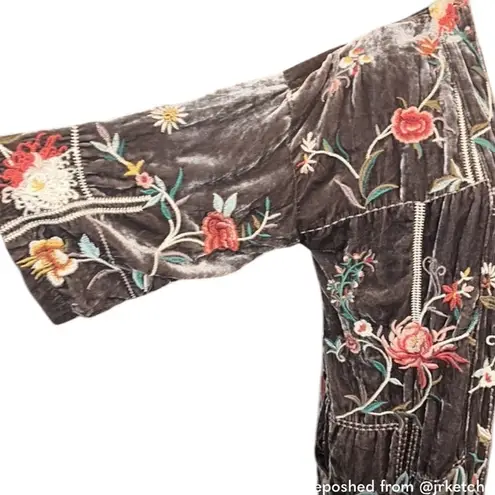 Johnny Was Uriah Velvet heavily, embroidered,Kimono/Jacket NWT (Rare color)