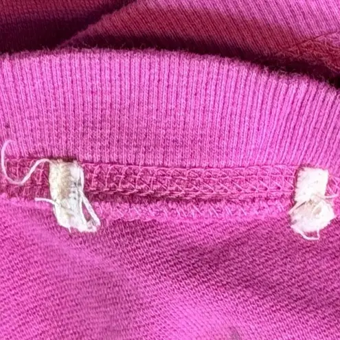 Vintage Cropped Off Shoulder Sweatshirt Pink Size undefined