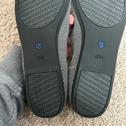 Rothy’s The Flat in Grey Mist Captoe 10.5